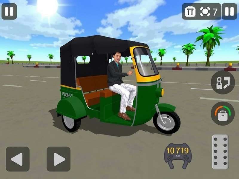 Auto Rickshaw Thrill Gameplay Screenshot